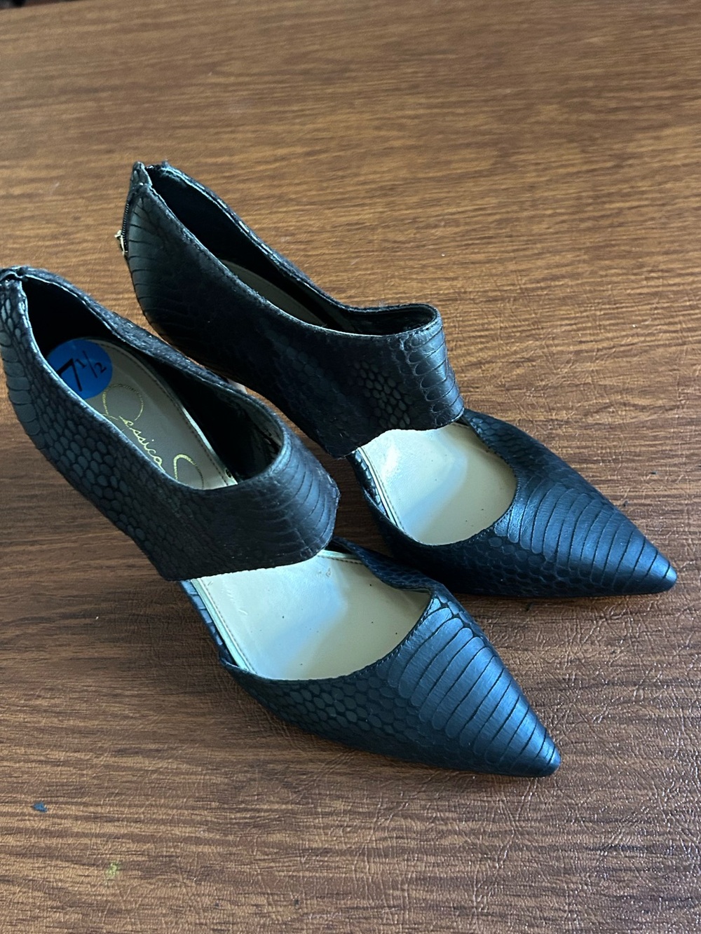 Jessica Simpson Snakeskin Heels